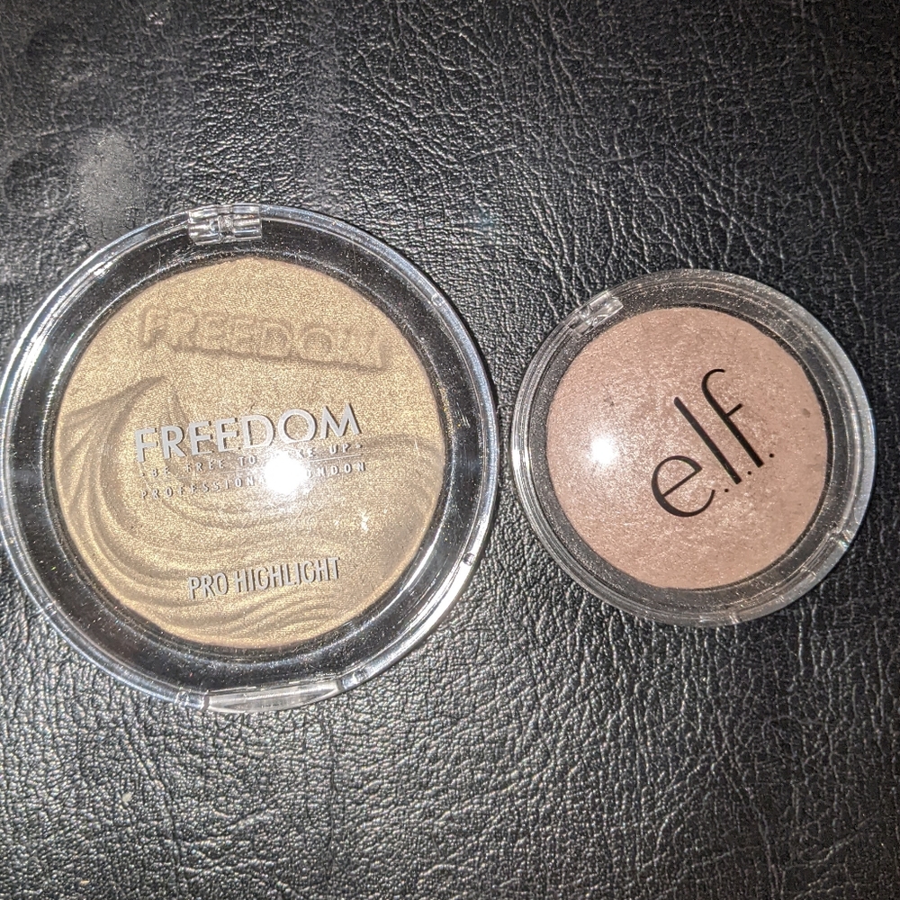 Freedom Makeup Revolution & Elf Highlighters